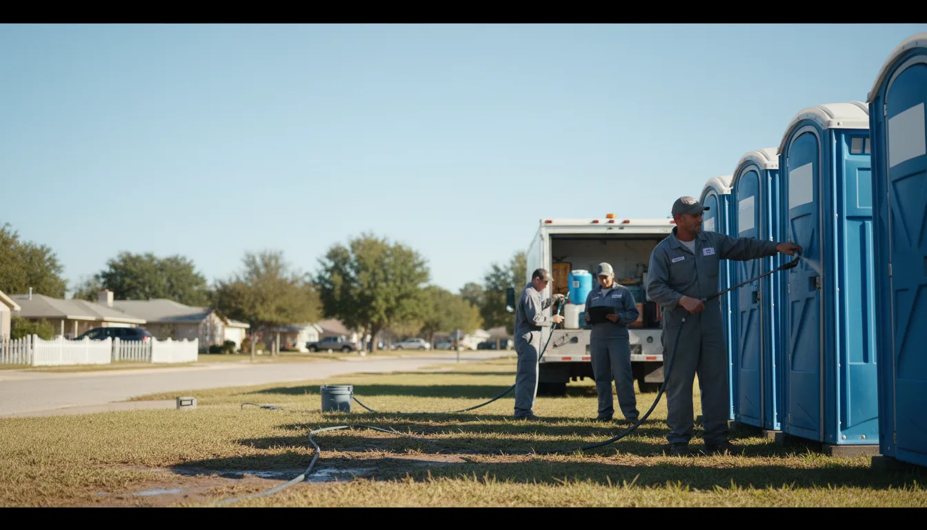 Long-Term Portable Toilet Rental in Caldwell, KS near me
